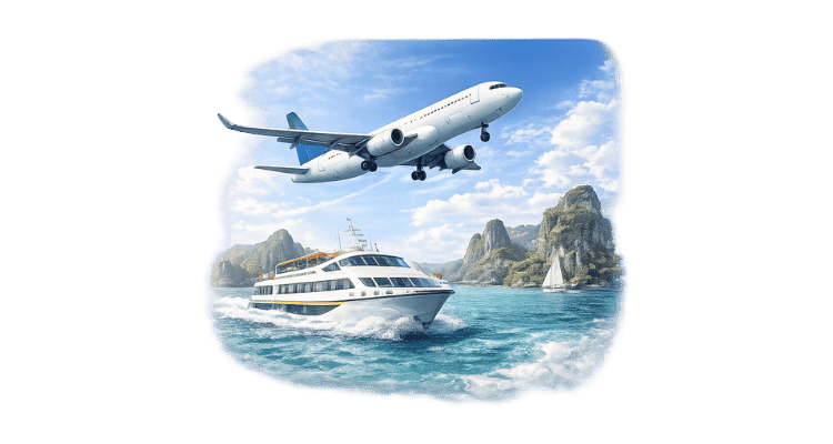 Tiket PESAWAT & KAPAL seluruh Indonesia